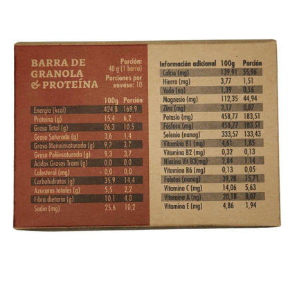 Barra granola proteína (original)