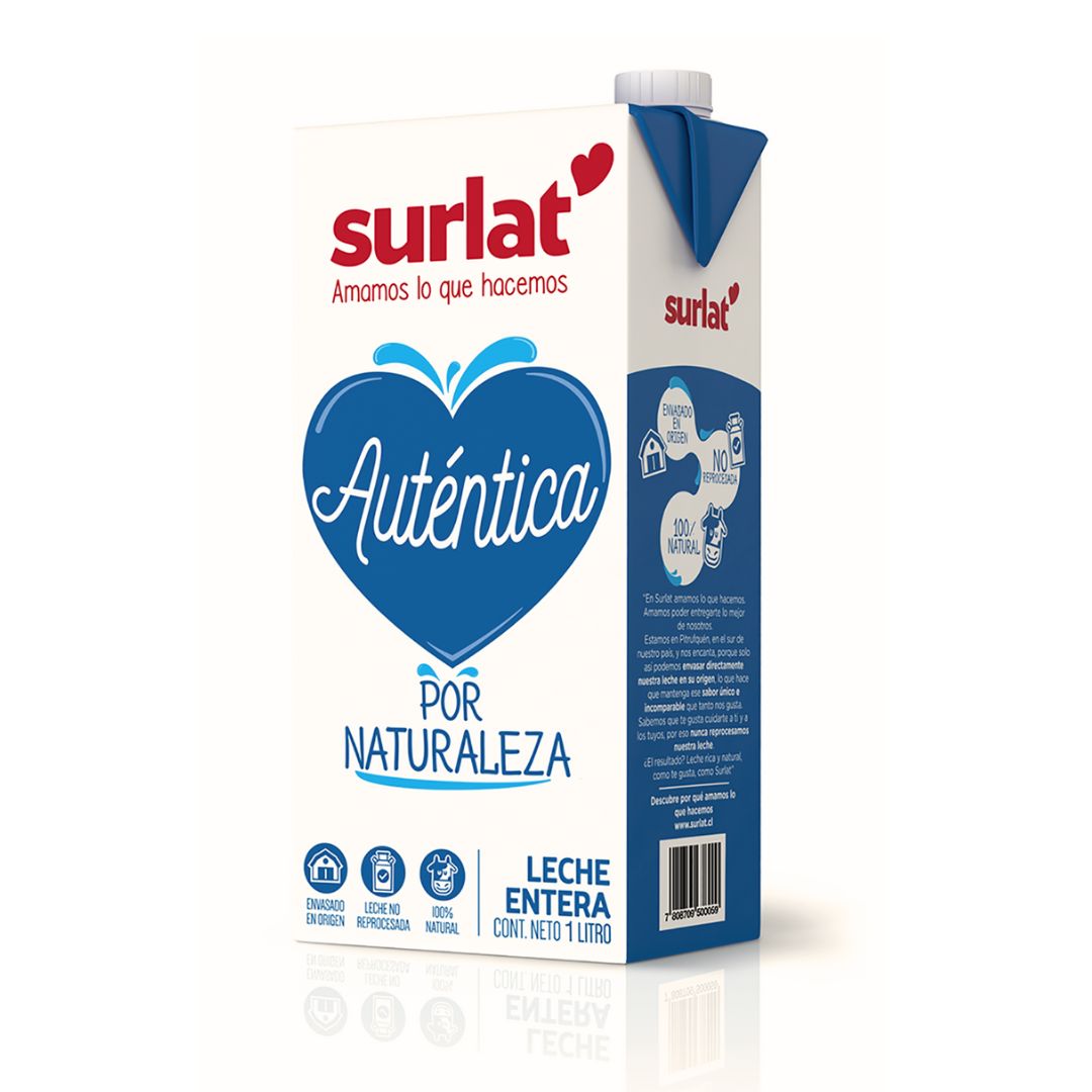 Leche Natural Surlat Entera 1 L